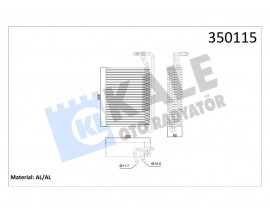 EVAPORATOR BMW N42 N46 M43 M47 M52 M54 M57 S54 E46 N52 N46 N47 M57 E83