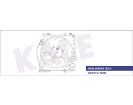 FAN GRUBU DAVLUMBAZLI RENAULT CLIO III AC FAN GRUBU 7701068310