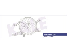 FAN GRUBU DAVLUMBAZLI RENAULT CLIO III NAC FAN GRUBU 7701063963