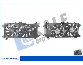 FAN MOTORU DAVLUMBAZLI FIAT DOBLO 1.3 MJET 03 1.9JTD 01 EURO III ÇİFT MOTORLU AC KLİMALI