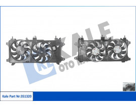 FAN MOTORU DAVLUMBAZLI FIAT DOBLO 1.3 MJET 03 1.9JTD 01 EURO IV ÇİFT MOTORLU AC KLİMALI