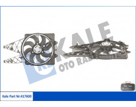 FAN MOTORU DAVLUMBAZLI FIAT GRANDE PUNTO 1.3D 05 450W-405mm
