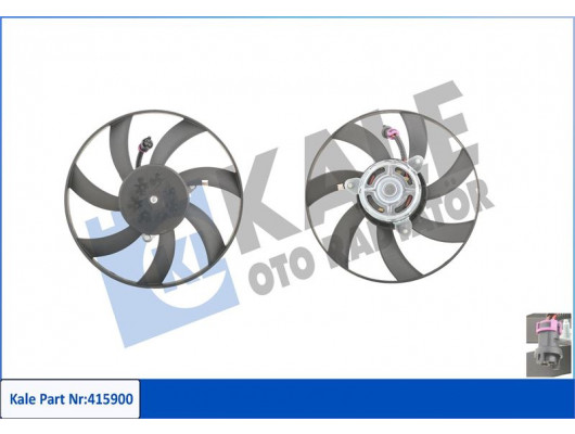 FAN MOTORU DAVLUMBAZLI SAĞ SEAT CORDOBA-IBIZA II-III VW CADDY II-POLO-POLO CLASSIC 120W-302mm