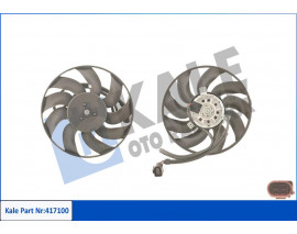FAN MOTORU DAVLUMBAZLI SAĞ VW TRANSPORTER T5 03-09 1.9TDI-2.0-2.5TDI-3.2 V6 350W-295mm