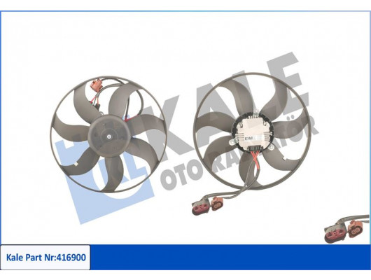 FAN MOTORU DAVLUMBAZLI SOL CADDY III-GOLF V-VI-PLUS-JETTA III-IV-PASSAT-SCIROCCO-TOURAN 300W-363mm