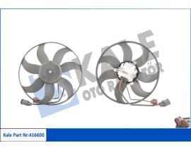 FAN MOTORU DAVLUMBAZLI SOL CADDYIII 1.4-1.4 16V-1.6 04 GOLF V 1.4 TSI-1.6 FSI 03-08 220W-363mm
