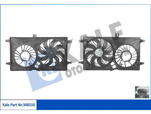 FAN MOTORU KOMPLE MASTER III 10 MOVANO B III 10 2.3 DCI M9T