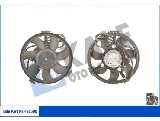 FAN MOTORU PERVANELİ AUDI A4-A6-A8-CABRIOLET-VW PASSAT 80W-280mm