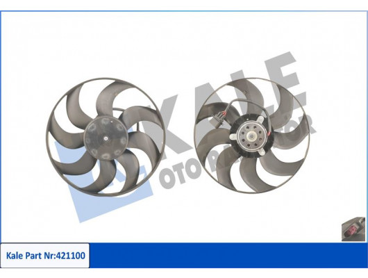FAN MOTORU PERVANELİ POLO-CORDOBA 02-09 IBIZA IV-V-FABIA 99-08 1.2-1.4 16V-1.6 16V 300W-390mm DAVLUMBAZ YOK