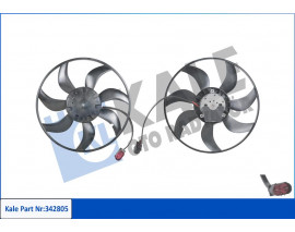 FAN MOTORU PERVANELİ SEAT LEON-SKODA OCTAVIA III-VW GOLF VII 445mm-370W DAVLUMBAZ YOK