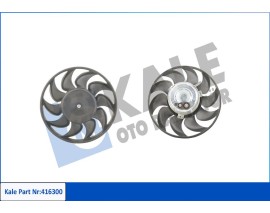 FAN MOTORU PERVANELİ VOLKSWAGEN TRANSPORTER IV 360W-280mm