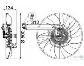 FAN MOTORU PREMIUM LINE 276DT DISCOVERY 3 L319 04 09 DISCOVERY 4 L319 09 18