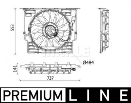 FAN MOTORU PREMIUM LINE BMW G30 F90 G31 B47 D20