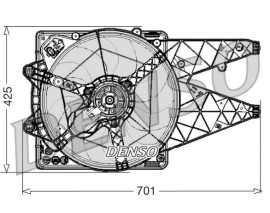 FAN. RADİATOR ALFA ROMEO GIULIETTA 10-20