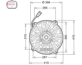 FAN. RADİATOR CITRO N C4 GRAND PİCASSO I 06-13