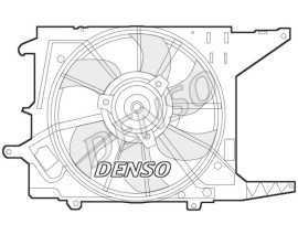 FAN. RADİATOR DACIA LOGAN I 04-
