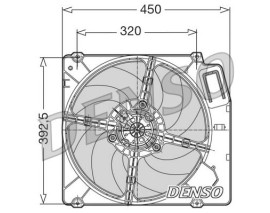 FAN. RADİATOR FIAT BARCHETTA 95-05
