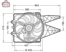 FAN. RADİATOR FIAT BRAVO II 06-14