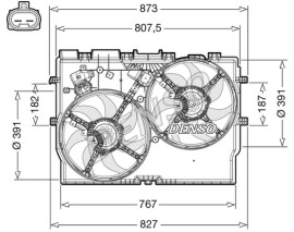 FAN. RADİATOR FIAT DUCATO 250. 290 06-