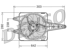 FAN. RADİATOR FIAT UNO 146 83-00