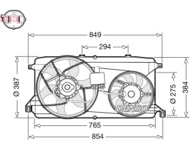 FAN. RADİATOR FORD TRANSIT 06-14
