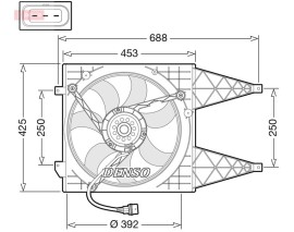 FAN. RADİATOR SEAT CORDOBA 6L 02-09