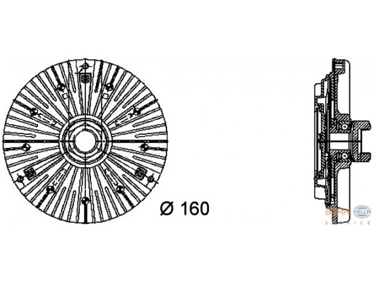 FAN TERMIGI BMW M41 M51 E30 E34 E36 TD TDS