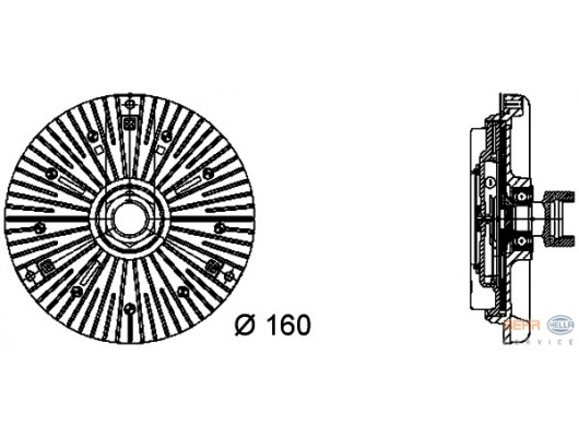 FAN TERMIGI BMW M47-N M57-N E38 E39 E46 E53 E65