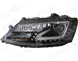 FAR LEDLİ DS5 AMPULLU MERCEKLİ MOTORLU SOL JETTA 15-17