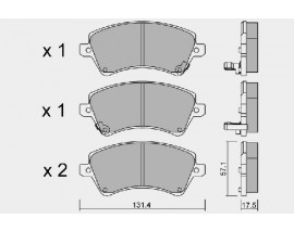 FREN BALATA DİSK ÖN COROLLA 1.4-1.6 2002-2006