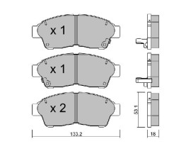 FREN BALATA DİSK ÖN COROLLA 1.6 1993-2001