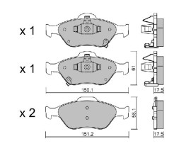 FREN BALATA DİSK ÖN YARIS 2006