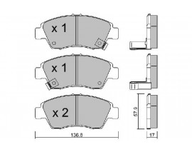 FREN BALATA ÖN CIVIC 1.5-1.6 1996-2000