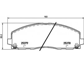FREN BALATA ON FIAT FREEMONT 3.6 4 4 2.0 JTD 11- Low-Met