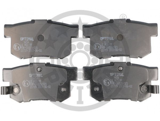 FREN BALATA SETİ. DİSKLİ FREN ARKA ACURA RSX COUPE DC TL VIGOR FIAT SEDICI FY HONDA ACCORD MK IV CB ACCORD MK IV AERODECK CB ACCORD MK IV COUPE CB CC ACCORD MK V CC CD ACCORD MK V CE CF