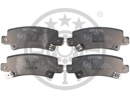 FREN BALATA SETİ. DİSKLİ FREN ARKA COROLLA E12 COROLLA ESTATE E12 COROLLA SALOON E12