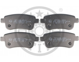 FREN BALATA SETİ. DİSKLİ FREN ARKA RENAULT FLUENCE L3 GRAND SC NIC III JZ0-1 MEGANE CC EZ0-1 M EGANE III COUPE DZ0-1 MEGANE III GRANDTOUR KZ0-1 MEGANE III HATCHBACK BZ0-1 MEGANE IV GRANDTOU