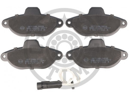 FREN BALATA SETİ. DİSKLİ FREN ÖN FIAT PUNTO 176 PUNTO 188 PUNTO CONVERTİBLE 176 PUNTO VAN 176 PUNTO VAN 188 LANCIA Y 840