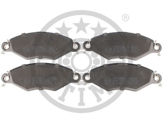 FREN BALATA SETİ. DİSKLİ FREN ÖN PEUGEOT 206 HATCHBACK 2A-C 206 VAN 306 7B N3 N5 306 BOX BODY-ES TATE N- 7 306 BREAK 7E N3 N5 306 CONVERTİBLE 7D N3 N5 306 HATCHBACK 7A 7C N3 N5