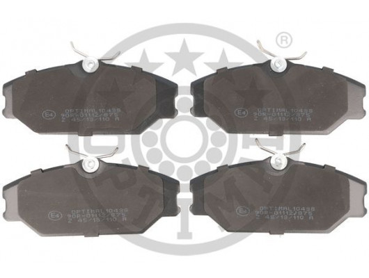 FREN BALATA SETİ. DİSKLİ FREN ÖN RENAULT CLIO MK II BB- CB LAGUNA I B56- 556 LAGUNA I ESTATE K5 6 MEGANE I BA0-1 MEGANE I CABRİOLET EA0-1 MEGANE I CLASSİC LA0-1 MEGANE I COACH DA0-1 MEGAN