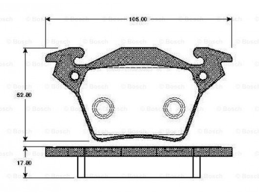 FREN BALATA SETİ. DİSKLİ FREN ÖN RENAULT MEGANE IV GRAND COUPE MEGANE IV GRANDTOUR K9A-M-N MEGANE IV HATCHBACK B9A-M-N