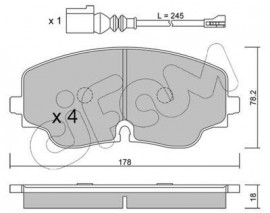 FREN BALATASI A3IVLİMOUSİNE 8YS -40TDIQUATTRO-40TFSIQUATTRO-S3QUATTRO-A3IVSPORTBACK 8YA -40TDIQUATTR