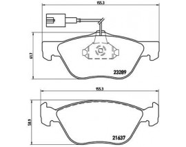 FREN BALATASI ALFA ROMEO 145 930 07/94-01/01-ALFA ROMEO 146 930 12/94-10/01-ALFA ROMEO 147 937