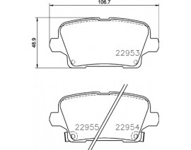 FREN BALATASI ARKA 17 OPEL INSIGNIA B 17-