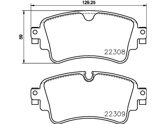 FREN BALATASI ARKA 300 12 AUDI A4 16- A5 17- DISK 330 22 AUDI Q5 17-