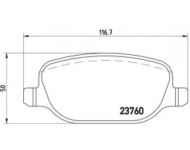 FREN BALATASI ARKA ALFA ROMEO 159 05-
