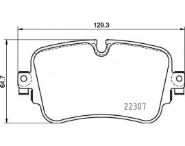 FREN BALATASI ARKA AUDI Q7 16-