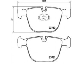 FREN BALATASI ARKA BMW E-60/61/63/64/70/90/70/ ARKA Buyuk