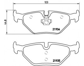FREN BALATASI ARKA BMW E36-E46 2193402