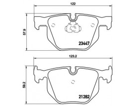FREN BALATASI ARKA BMW E65-E66 730d/730/735
